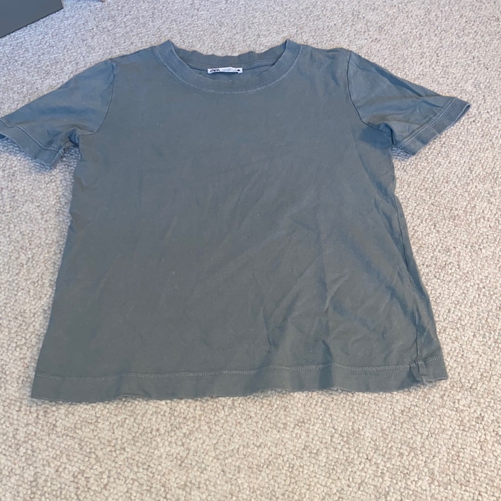 Faded green t shirt
